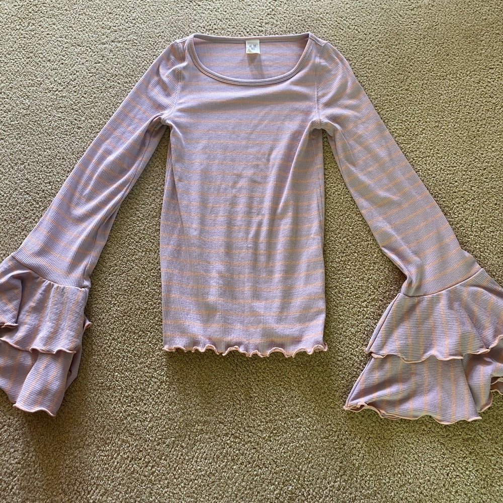 Free people long sleeve boat sleeve top